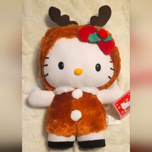 NEW Hello Kitty Christmas Reindeer Greeter Adorable-New w/ tags